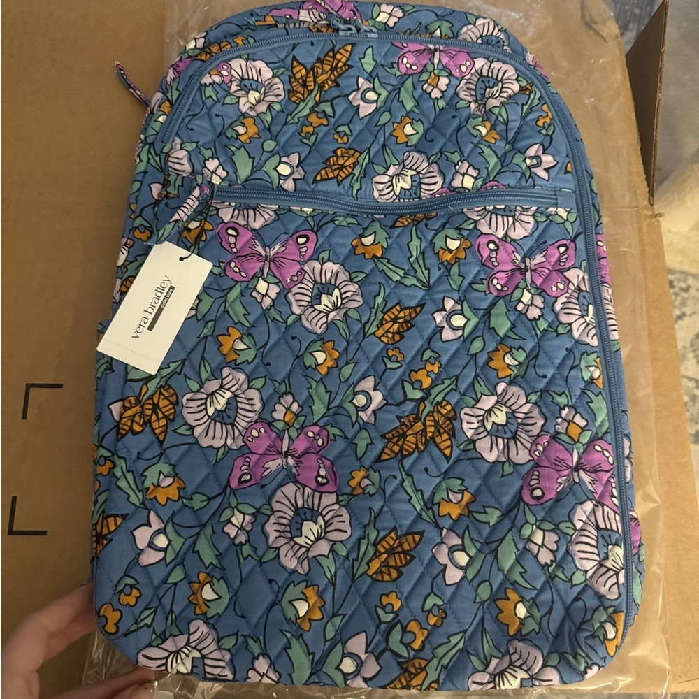 Vera Bradley Blue Floral Backpack